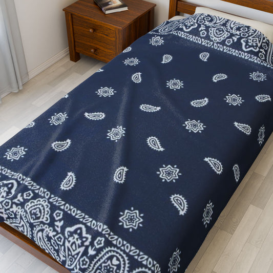 Soft and warm Velveteen Plush Blanket Bandana