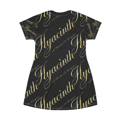 Hyazinthen-T-Shirt-Kleid