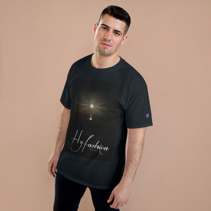 Hyfashion designed the Champion T-Shirt with a phot of the Ocean at night