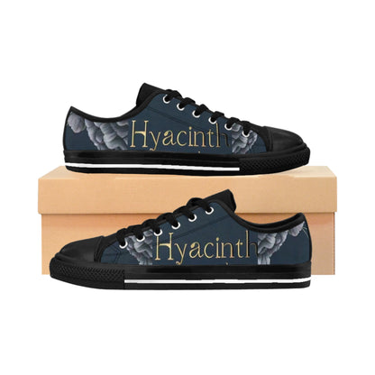 Hyacinth Men's Low Top Sneakers Floral