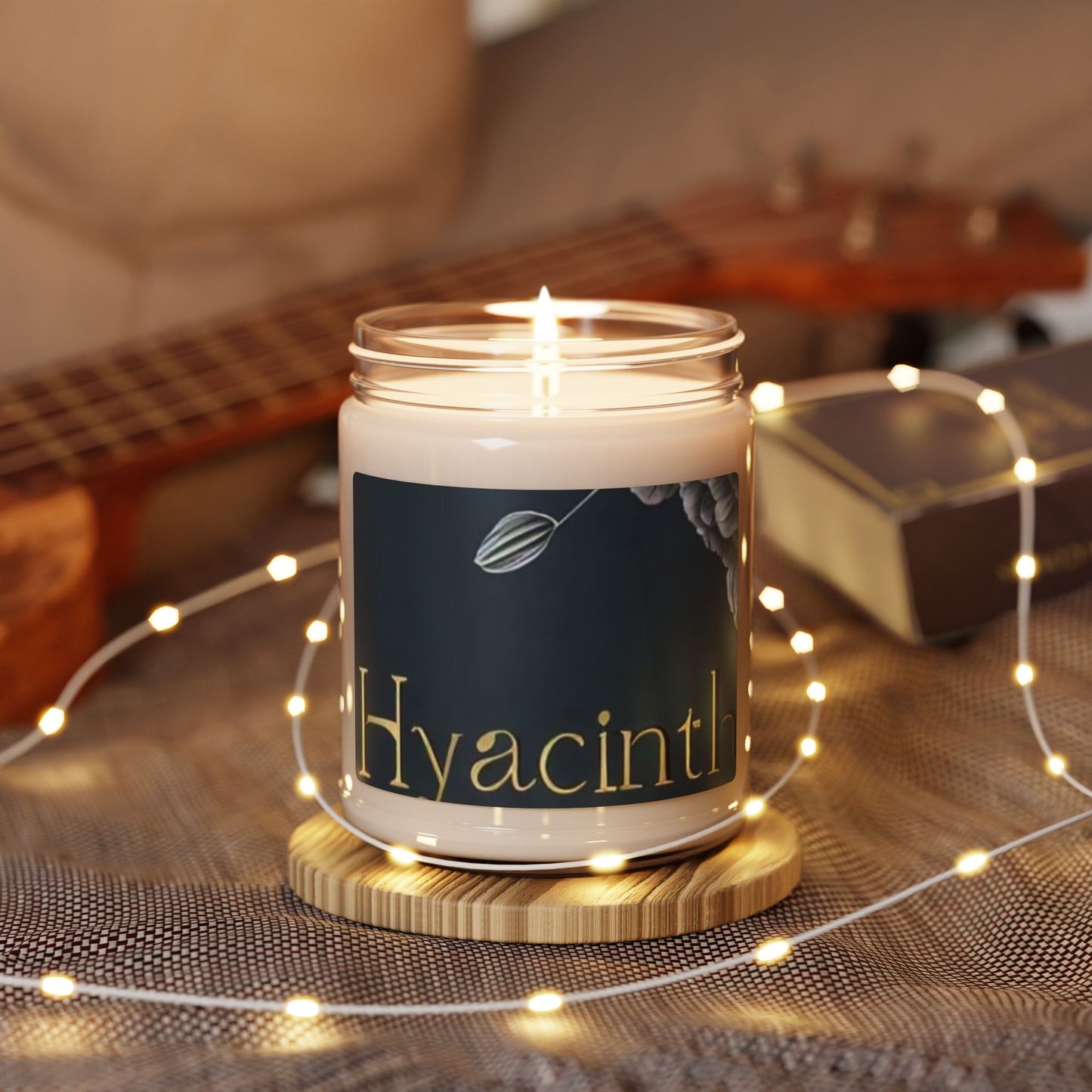 Hyacinth Scented Soy Candle, 9oz