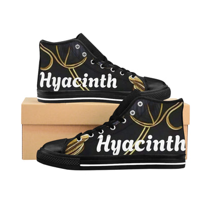 Men's Sneakers Hyacinth Floral High Top