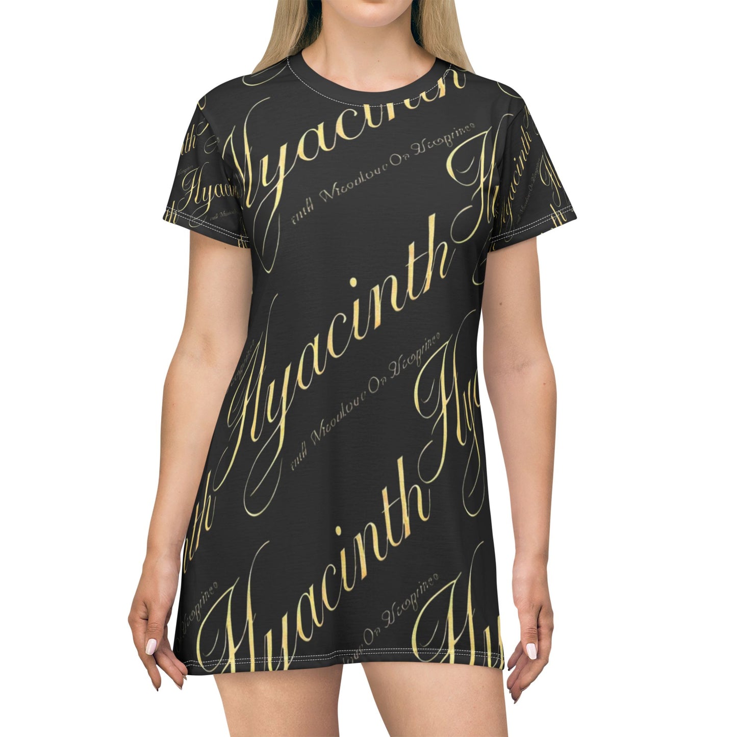 Hyazinthen-T-Shirt-Kleid