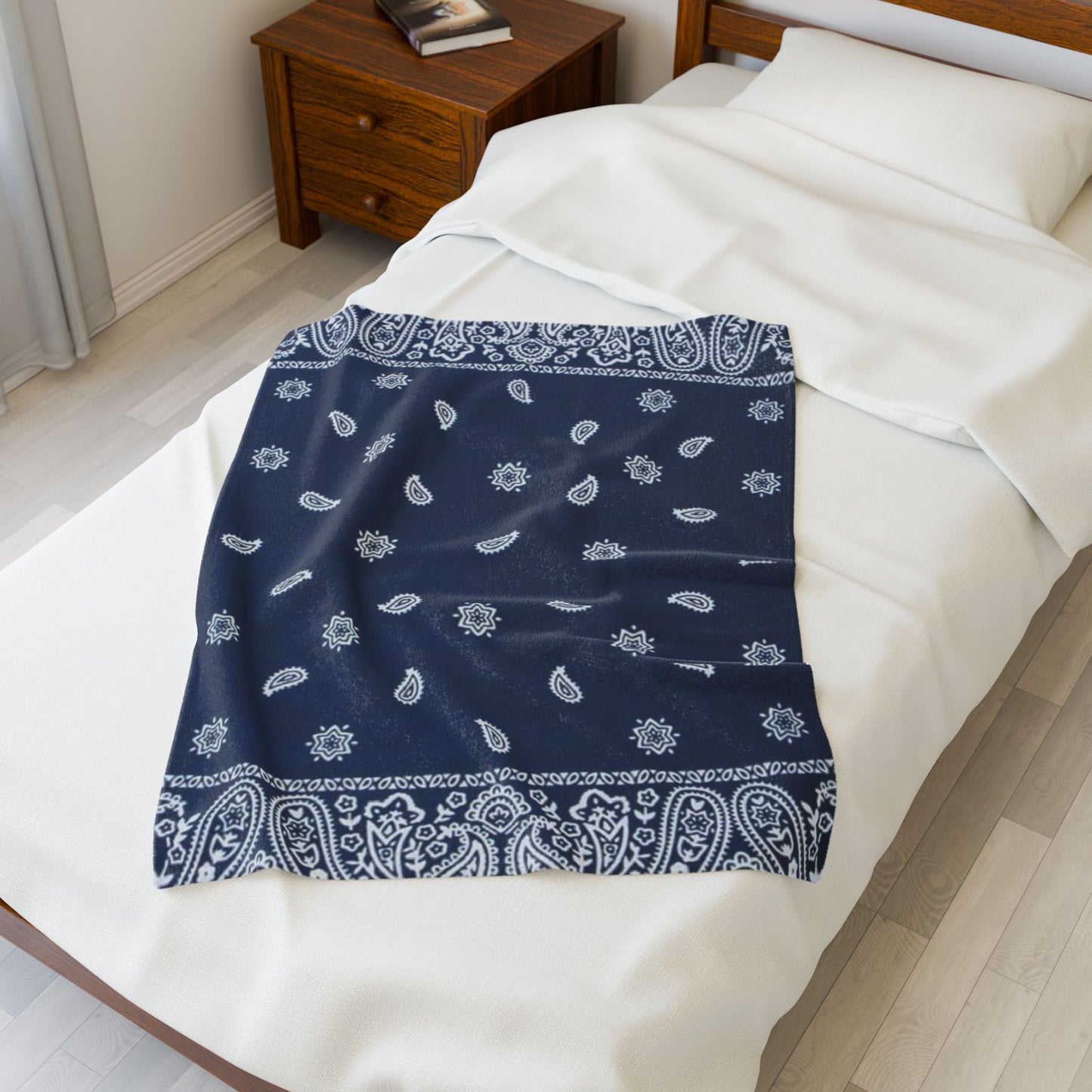 Soft and warm Velveteen Plush Blanket Bandana