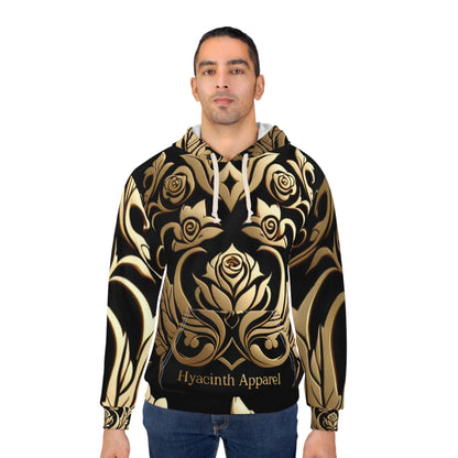 Hyacinth Original Gold Rose Logo Unisex Pullover Hoodie