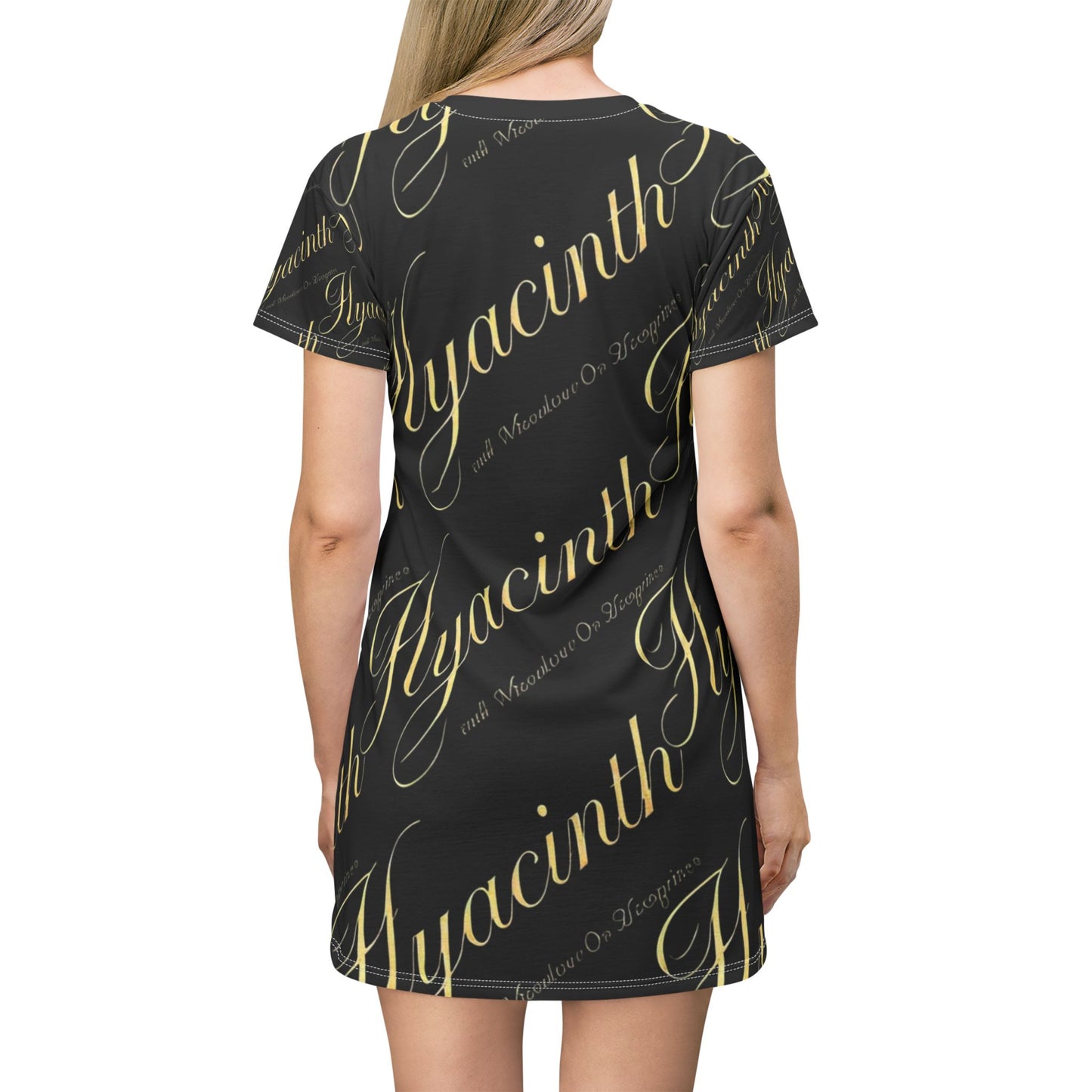 Hyazinthen-T-Shirt-Kleid