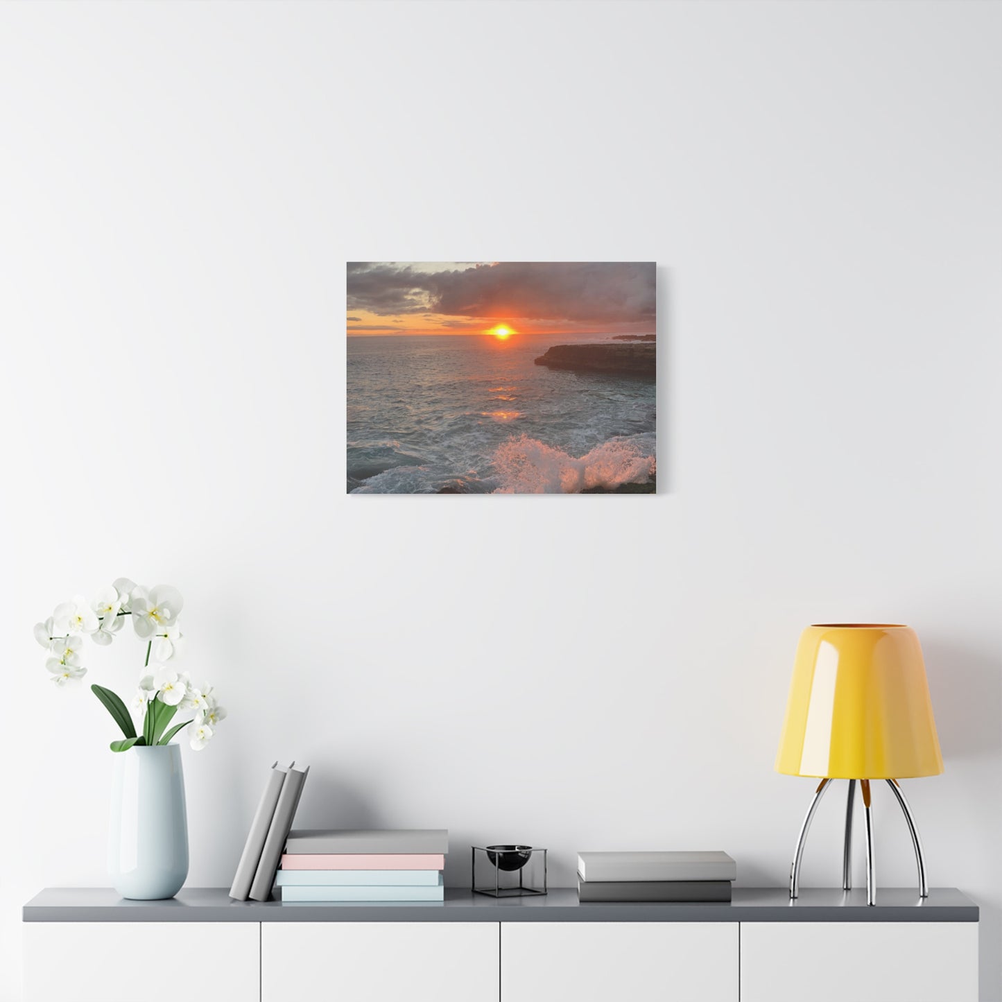 Hyacinth Photography “Sunset on Oahu” Matte Canvas, Stretched, 1.25"