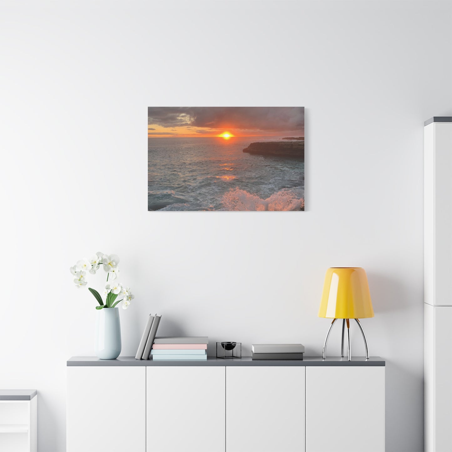 Hyacinth Photography “Sunset on Oahu” Matte Canvas, Stretched, 1.25"