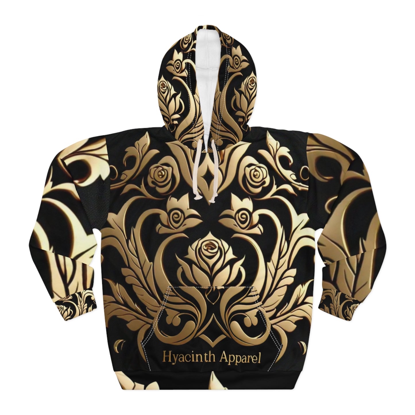 Hyacinth Original Gold Rose Logo Unisex Pullover Hoodie