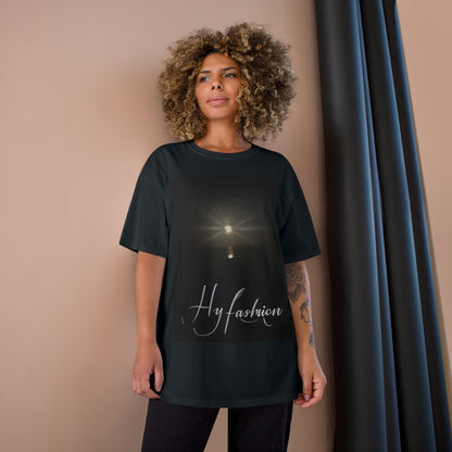 Hyfashion designed the Champion T-Shirt with a phot of the Ocean at night