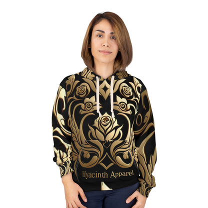 Hyacinth Original Gold Rose Logo Unisex Pullover Hoodie