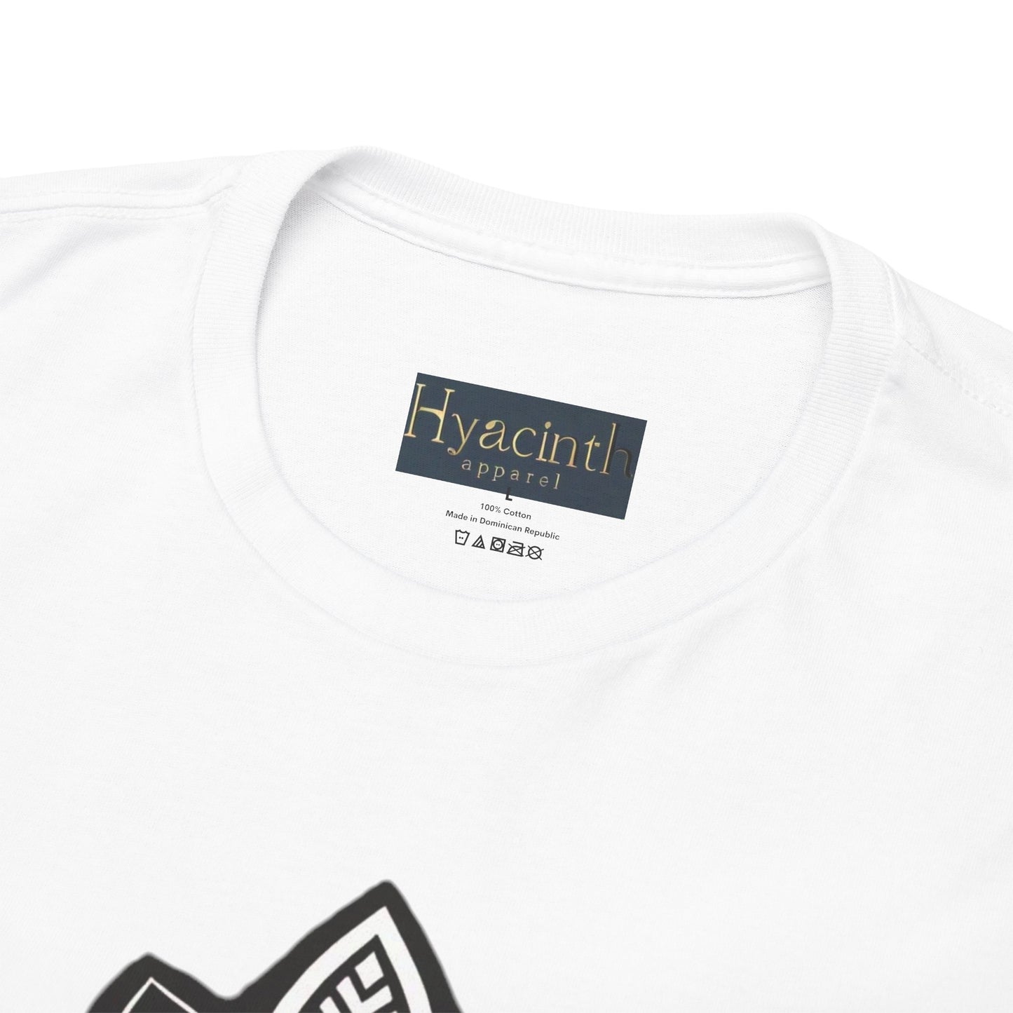 Hyacinth Unisex Heavy Cotton Tee with Hy6 Collective Logo