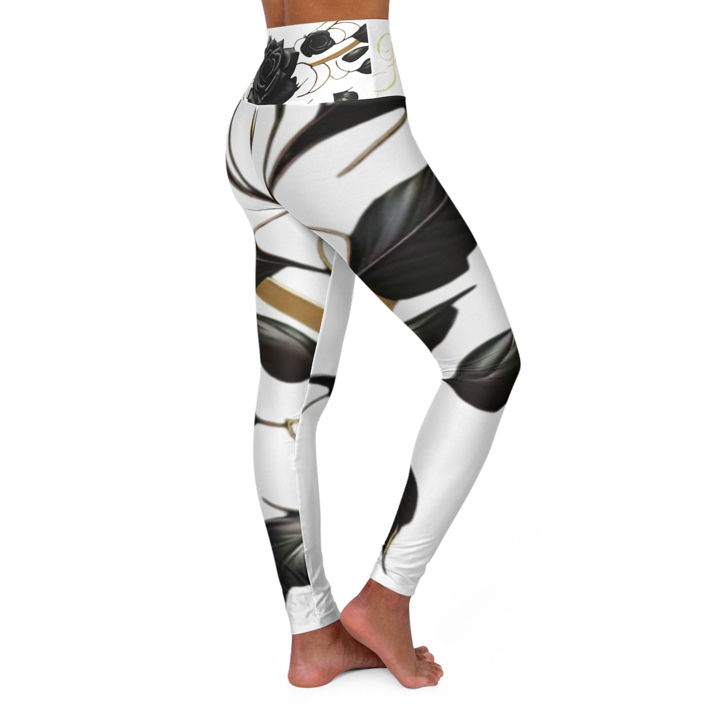 Hyacinth High Waisted Yoga Leggings from the Black Rose Collective