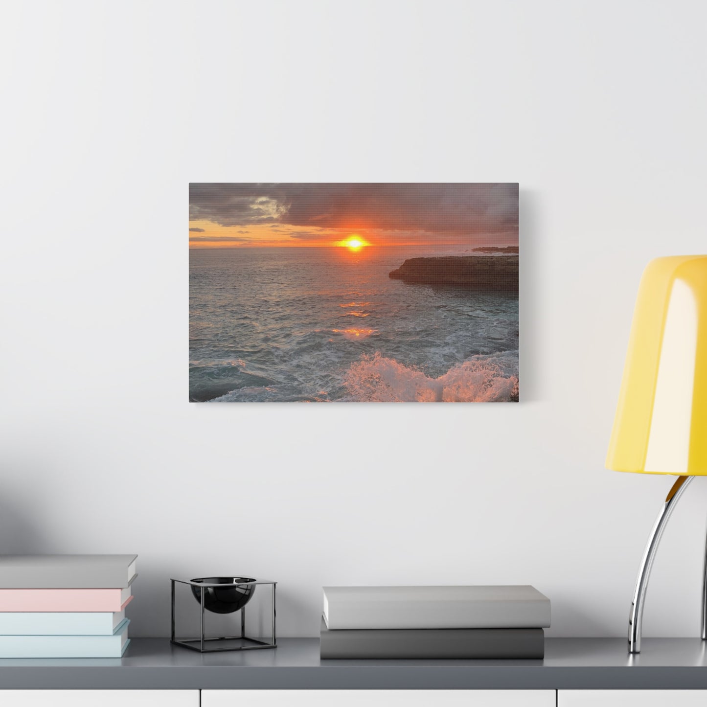 Hyacinth Photography “Sunset on Oahu” Matte Canvas, Stretched, 1.25"