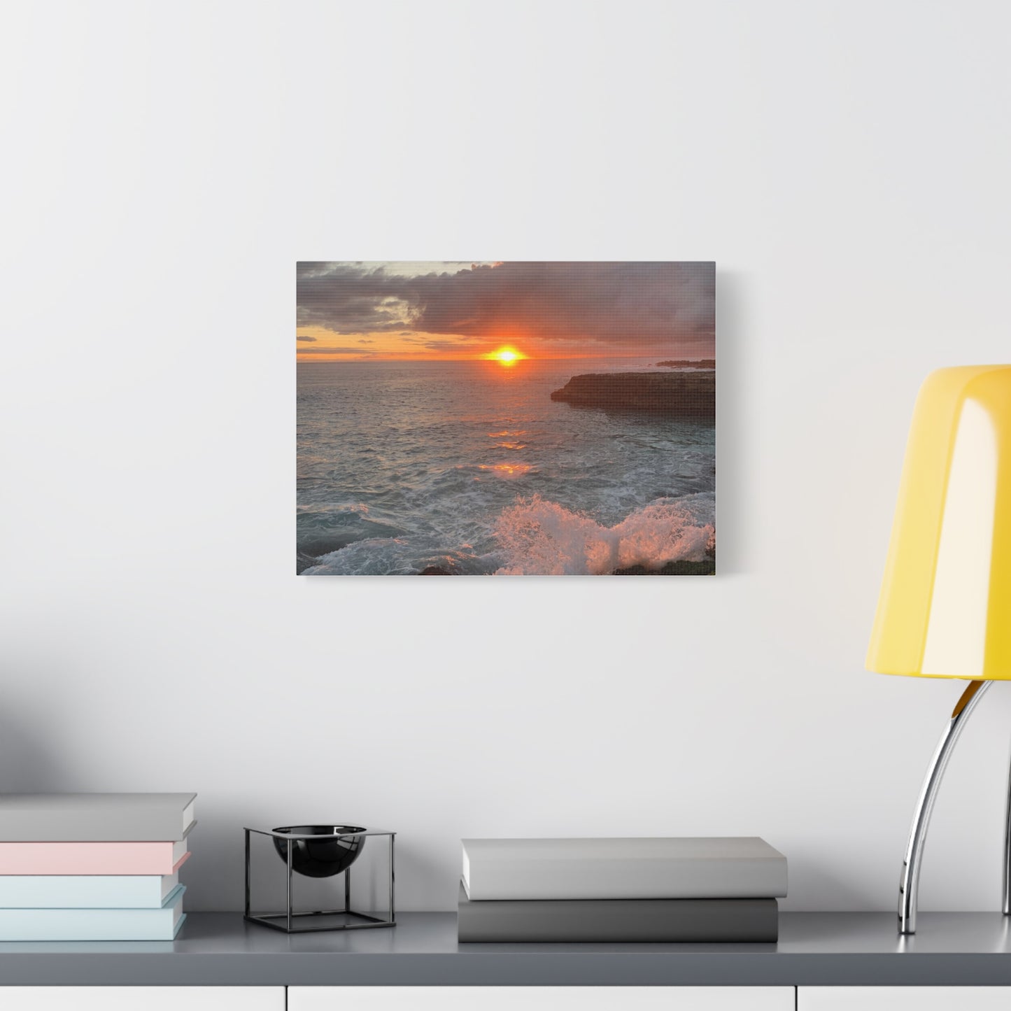 Hyacinth Photography “Sunset on Oahu” Matte Canvas, Stretched, 1.25"